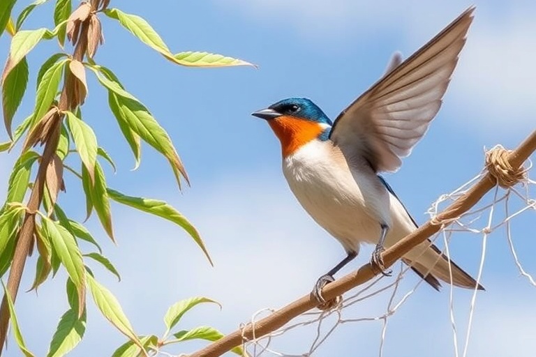 THE SWALLOW AND THE OTHER BIRDS